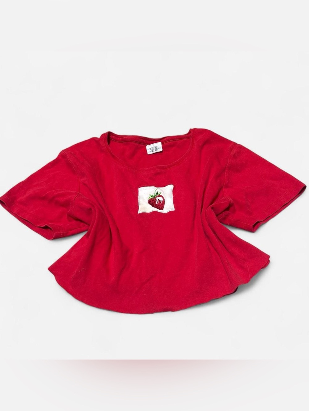 strawberry crop top
